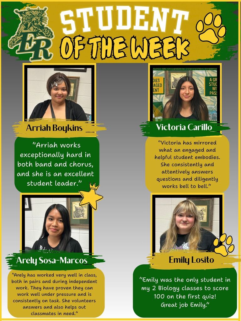 Students of the Week.
