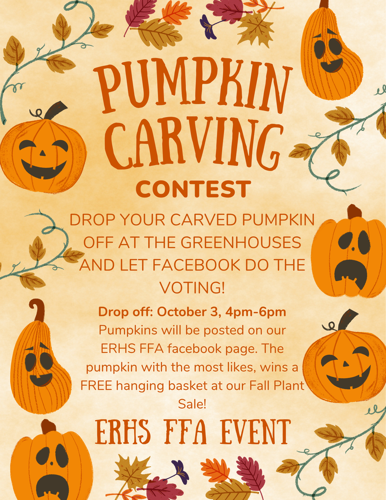 FFA Pumpkin Carving Contest Information!