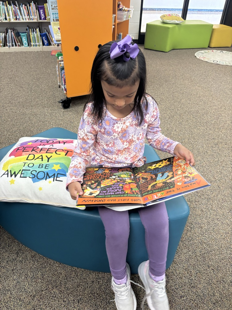 reading in the media center
