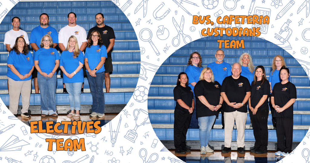 Electives Team and Bus, Cafeteria, Custodians Team,