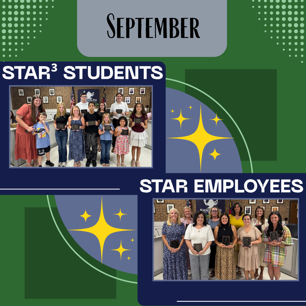 Our STAR3 Students https://aptg.co/2HzV5n  and Star Employees https://aptg.co/gz8bBG for September were recognized at tonight's Board of Education meeting. 