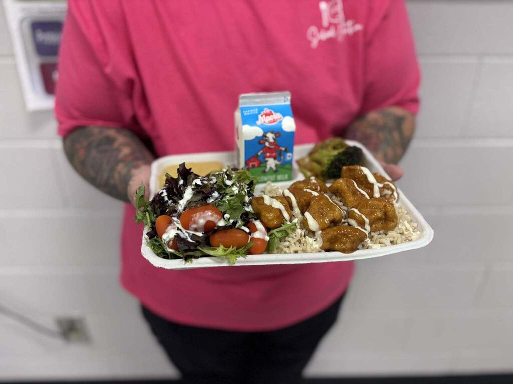Meet School Nutrition/Teacher Substitute Hannah Cumbie!! This is why she loves her job- Flexibility- set her own schedule and bus driving not required Job security- people are needed in the cafeteria and the classroom Family orientated- subbing fits into her kid's school schedule Fun- loves being able to do something different each day Teamwork- enjoys working with many coworkers  Consistency- nutrition and teaching together allows for more hours Click the link https://randolph.schoolspring.com/ and search for "substitute" to apply! 