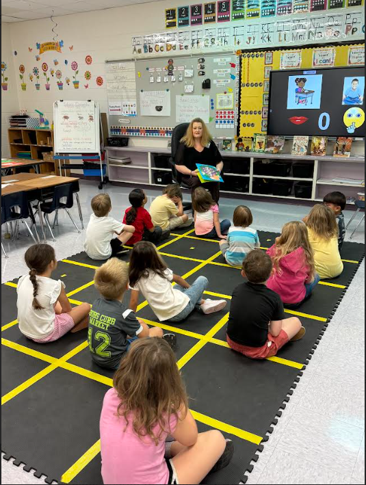 📚 **Leadership Reads!** 📚  We loved having our Assistant Superintendent of Human Resources visit Mrs. Russell and Mrs. Petroff’s classes to read with our students as part of **Randolph County Schools’ Leadership Reads**! Our students were full of excitement and enthusiasm as they listened, shared, and enjoyed this special time with a district leader.  Thank you for investing in our students and helping us inspire a lifelong love of reading! **When our leaders show up, our students know they matter—and that makes a lasting impact!** ❤️📖