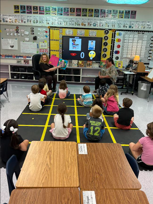 📚 **Leadership Reads!** 📚  We loved having our Assistant Superintendent of Human Resources visit Mrs. Russell and Mrs. Petroff’s classes to read with our students as part of **Randolph County Schools’ Leadership Reads**! Our students were full of excitement and enthusiasm as they listened, shared, and enjoyed this special time with a district leader.  Thank you for investing in our students and helping us inspire a lifelong love of reading! **When our leaders show up, our students know they matter—and that makes a lasting impact!** ❤️📖