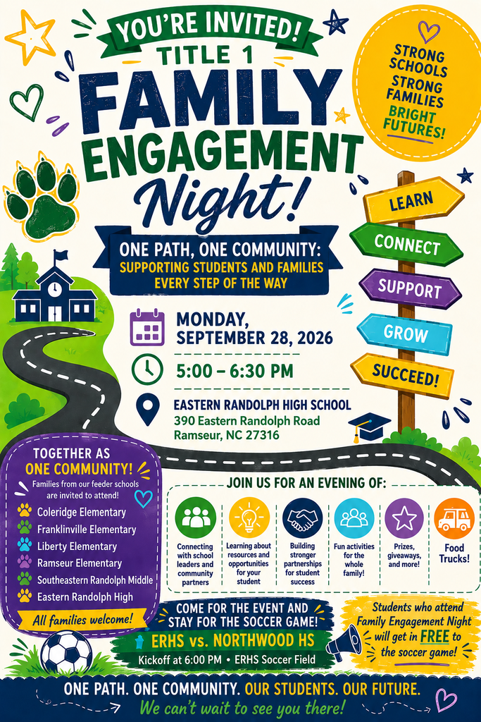 Title I Family Engagement Night Flyer- English