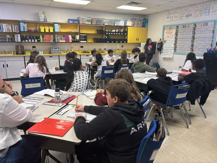 fifth graders conducting research