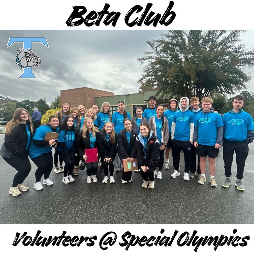 Beta Club Volunteers at Special Olympics
