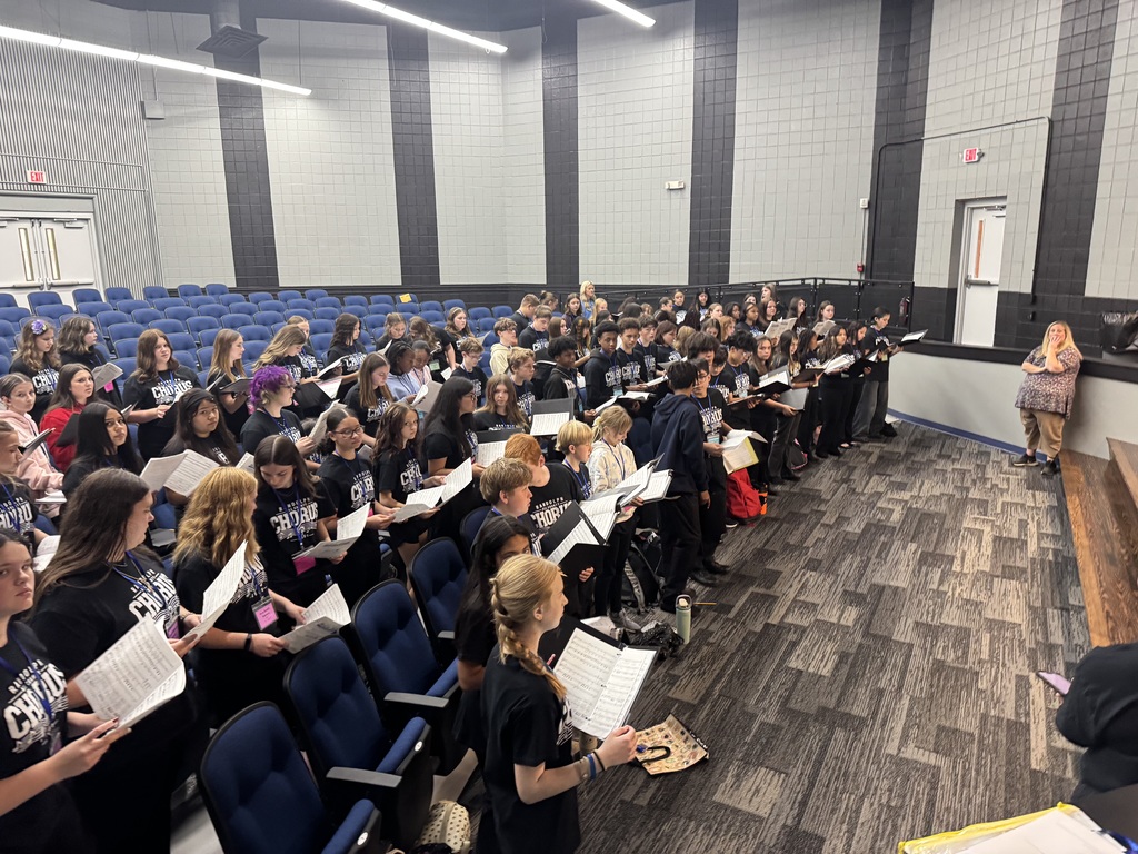 🎶 A Sneak Peek at Tonight’s Musical Showcase! 🎶  The High School All-County Chorus is busy rehearsing at Asheboro High School and getting ready to fill the stage with beautiful music! 🌟  Join us tonight for a special concert featuring talented middle and high school chorus students from across Randolph County. You won’t want to miss this celebration of musical talent! 🎤🎵  📍 Asheboro High School Performing Arts Center 🕕 6 p.m. tonight