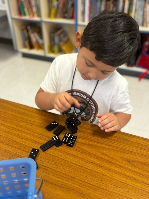 Working hard in Kindergarten