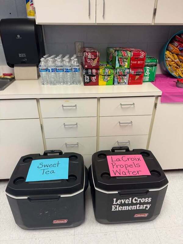Level Cross Elementary Families Help “Stock the Workroom” and Brighten the Start of a New School Year