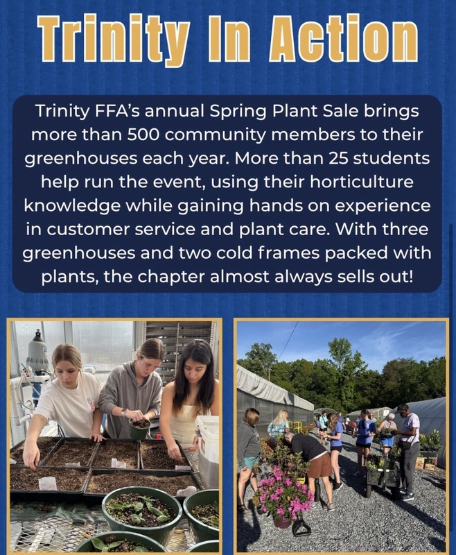 Trinity FFA Chapter Spotlighted by North Carolina FFA