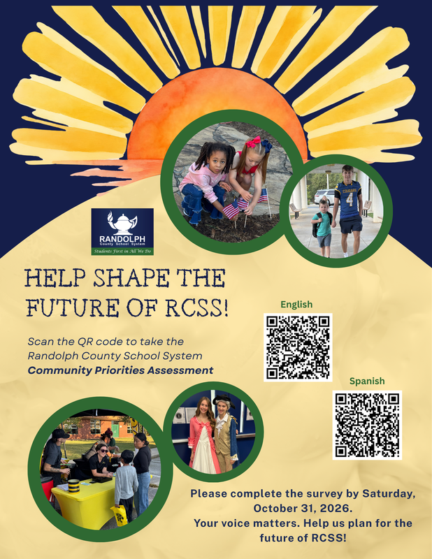 Take the Randolph County School System Community Priorities Assessment