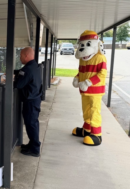 Friday Filled with Bulldog Spirit and Fire Safety at Archdale Elementary