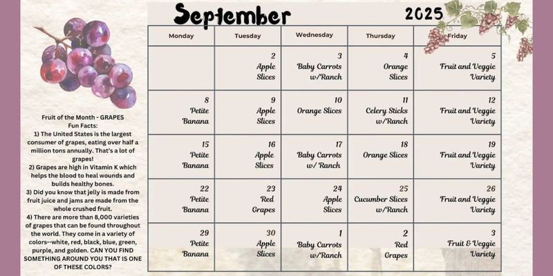 Fresh Fruit and Vegetable Program @ Ramseur Elementary