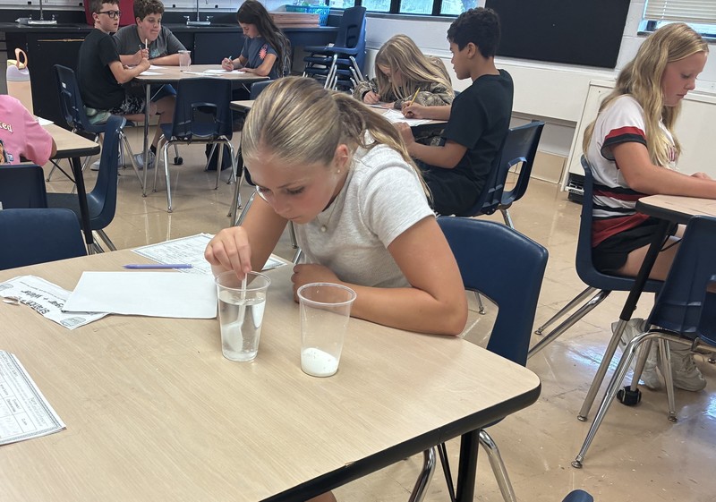 WMS Sixth-Graders Shine in First Science Lab