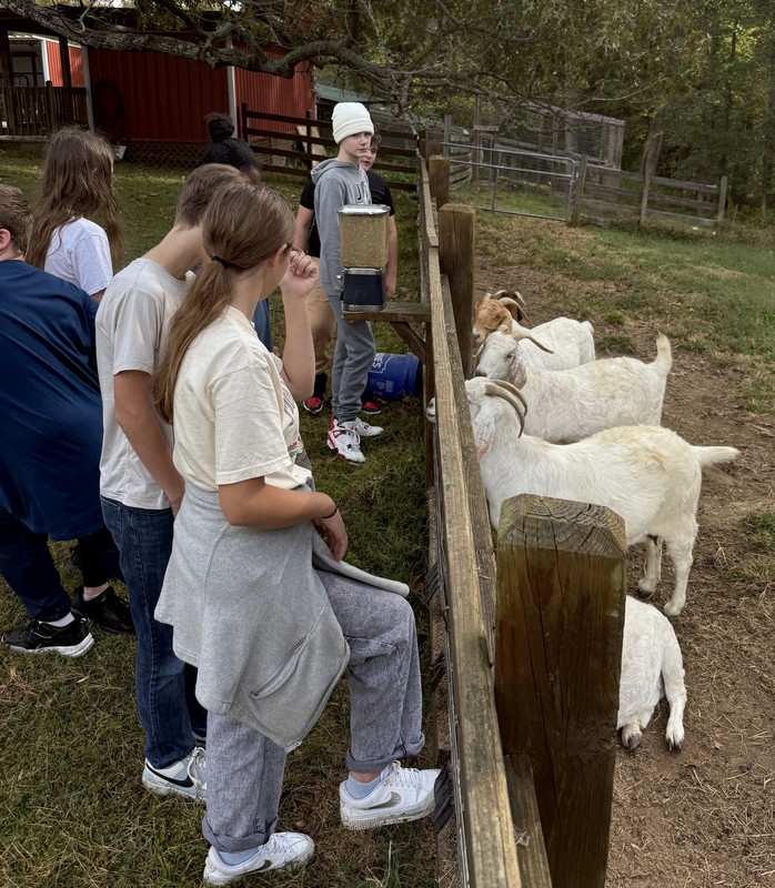 Trinity Middle School 7th Graders Explore Agriculture at Trinity High