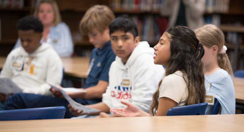 Superintendent Mo Green Visits Southeastern Randolph Middle School