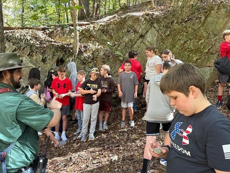 6th Graders Explore Park Careers with Hands-On Learning at Morrow Mountain