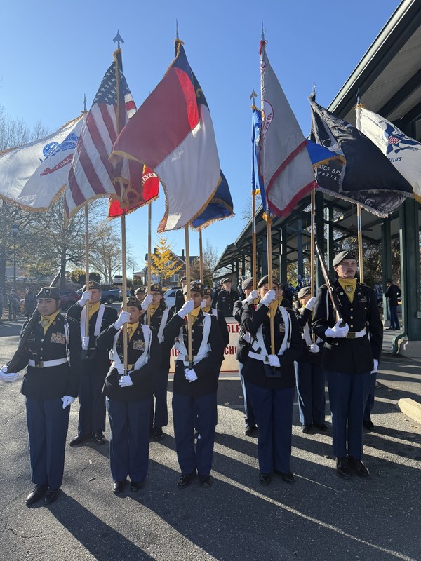 Eastern Randolph High School JROTC Drill Team Achieves Perfect Sweep at County Competition!
