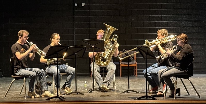 High Country Brass Quintet Tour Inspires Randolph County Students