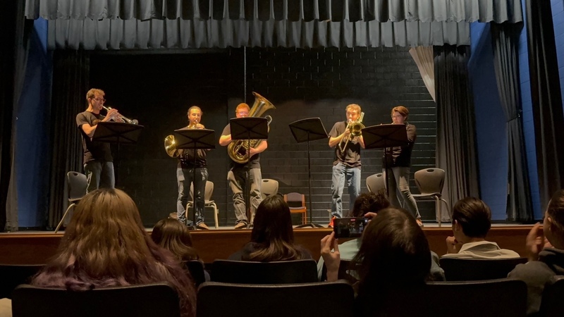 High Country Brass Quintet Tour Inspires Randolph County Students