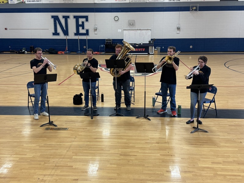 High Country Brass Quintet Tour Inspires Randolph County Students