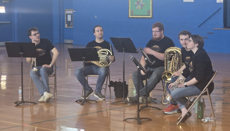 High Country Brass Quintet Tour Inspires Randolph County Students