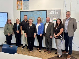 Trinity HS Chairman Brian Biggs Visit with NC College Board