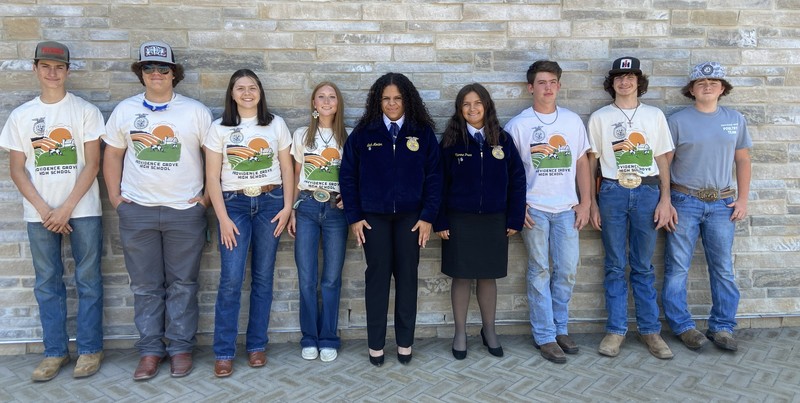 Alyssa Hampton was elected to Vice President of the West Central Region FFA Officer Team