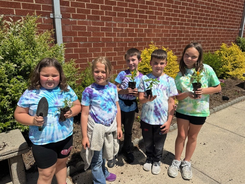 More second grade friends on Earth Day.