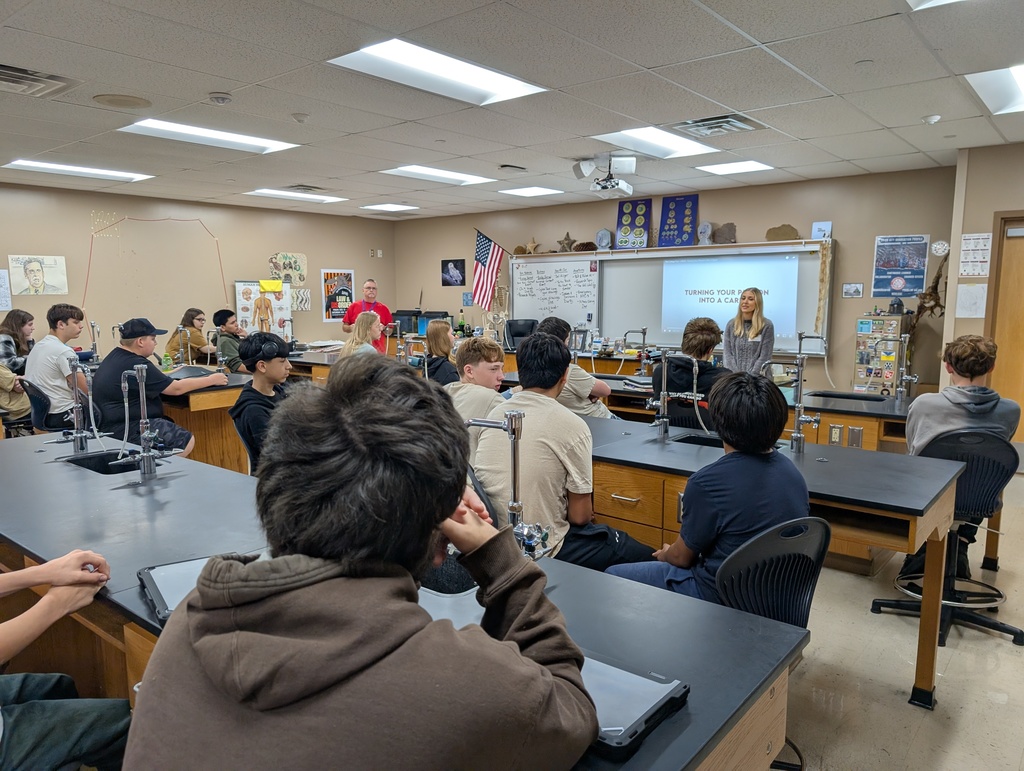 WFW Students listening to Mayce McCreery