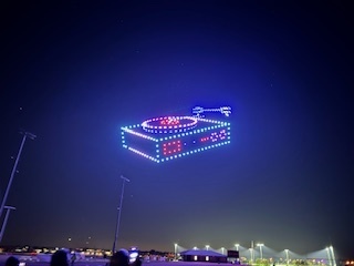 Record Player made by Drones