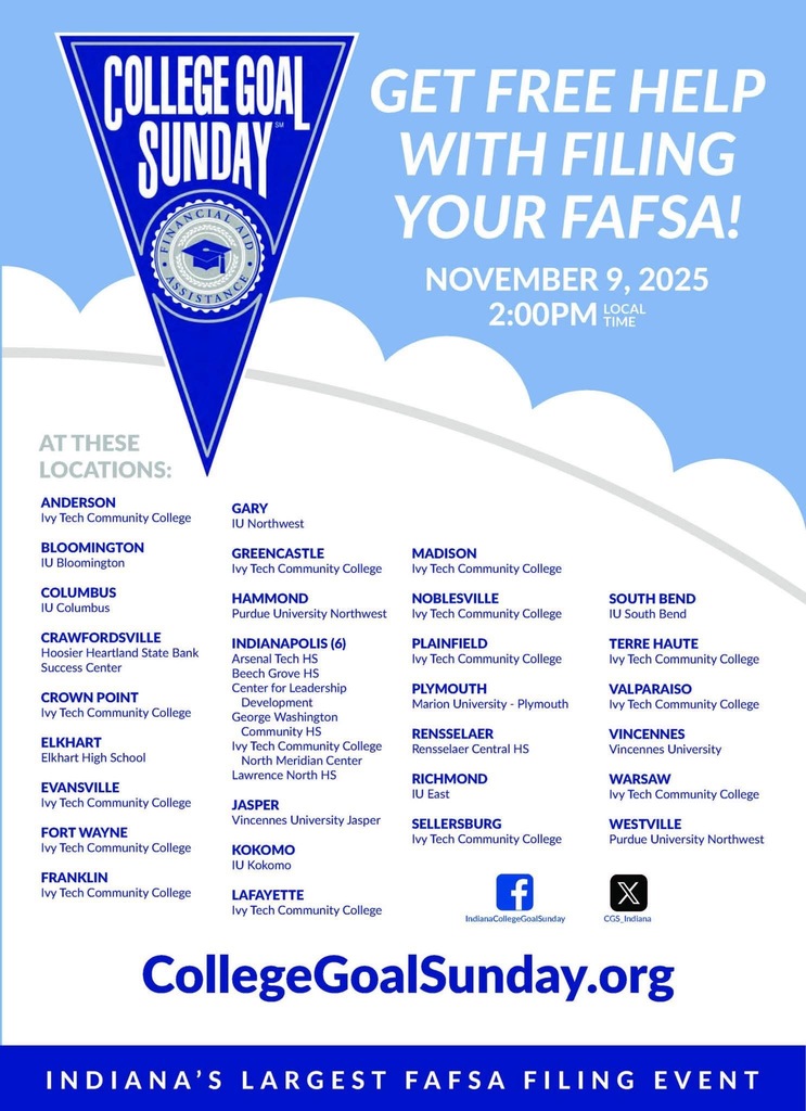 College Goal Sunday Locations