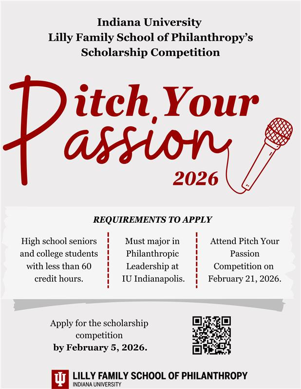 Scholarship available at Indiana University