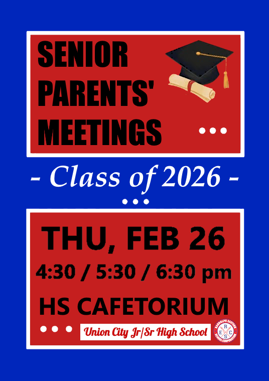 Senior Students Parents' Meetings on FEB 26