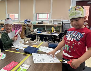 Kindergarten students enjoyed reading and participating in activities for Read Across America Week.