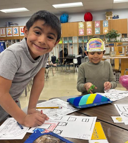 Kindergarten students enjoyed reading and participating in activities for Read Across America Week.