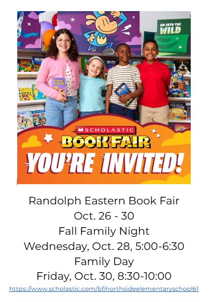 North Side Elementary Book Fair Information