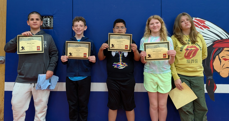 NSE Students with awards
