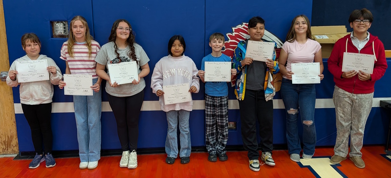 NSE Students with awards