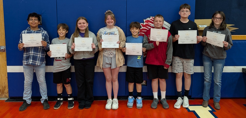 NSE Students with awards