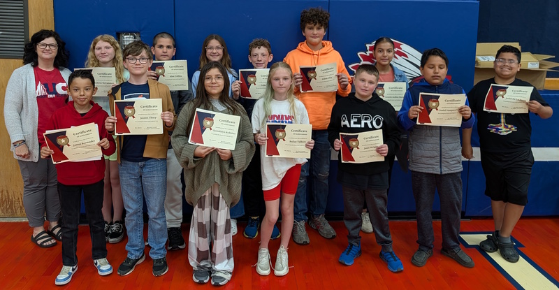 NSE Students with awards