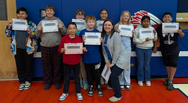 NSE Students with awards