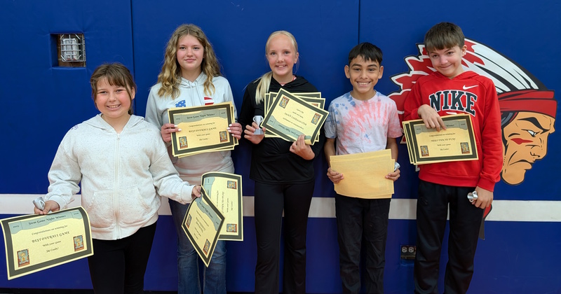 NSE Students with awards