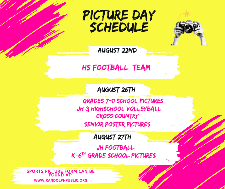 picture day schedule