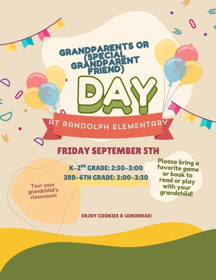 Grandparents Day Friday September 5th