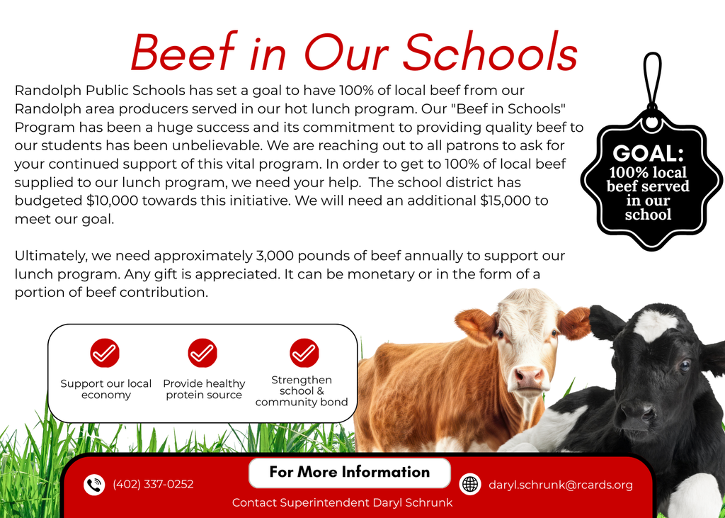 beef in our schools