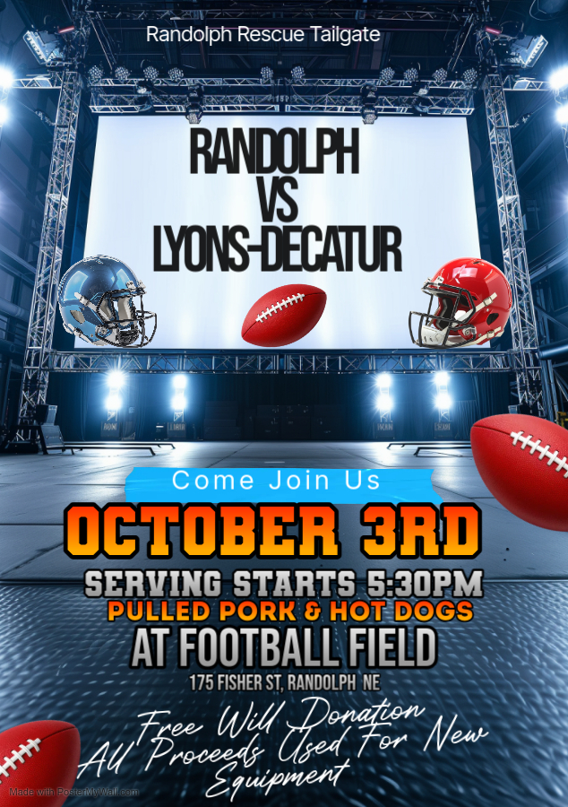 Rescue Tailgate Friday, October 3 starting at 5:30 p.m.