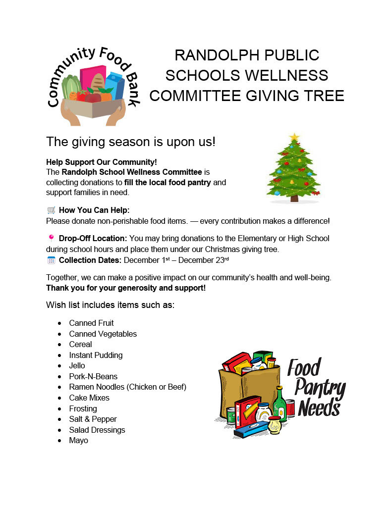 Wellness Committee Giving Tree