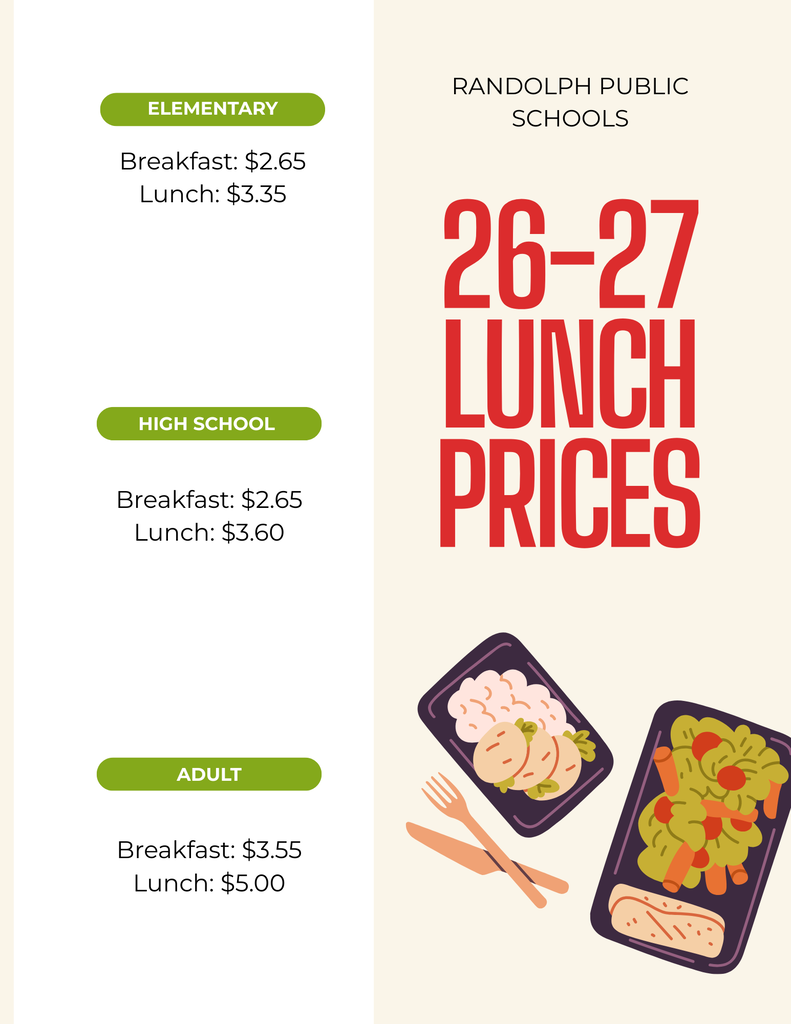 Lunch Prices